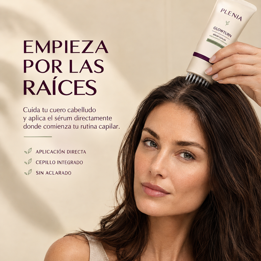 Plenia Glowturn - Sérum anti-caida en cepillo regenerador folicular | 1+1 GRATIS - PAGO CONTRAREEMBOLSO