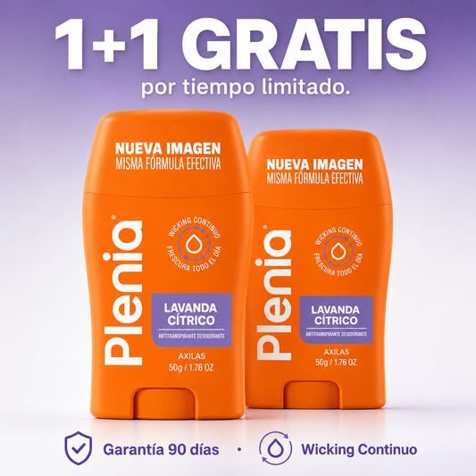 Plenia - Desodorante antitranspirable para una higiene invisible