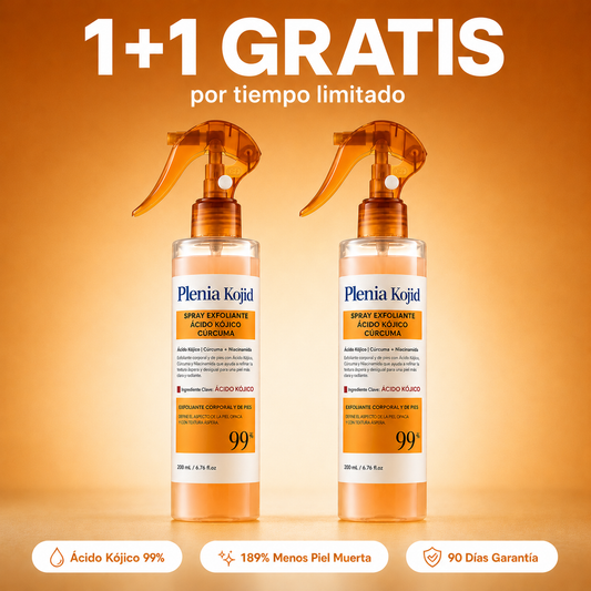 Plenia Kojid - Spray de Ácido Kójico para una Piel Perfecta | 1+1 GRATIS