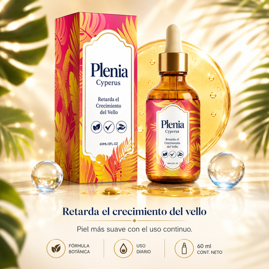 Plenia Cyperus - Aceite reductor de pelo | 1+1 GRATIS