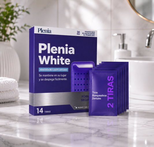 Plenia White - Bandas blanqueantes para dientes perfectos | 1+1 GRATIS
