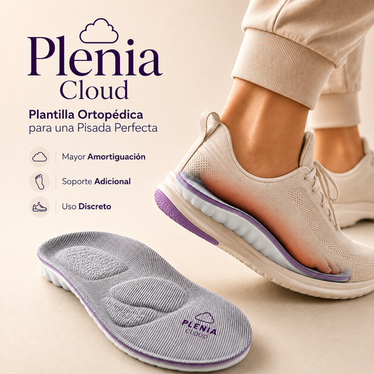 Plenia Cloud - Plantilla Ortopédica para una Pisada Perfecta | 1+1 GRATIS - PAGO CONTRAREEMBOLSO