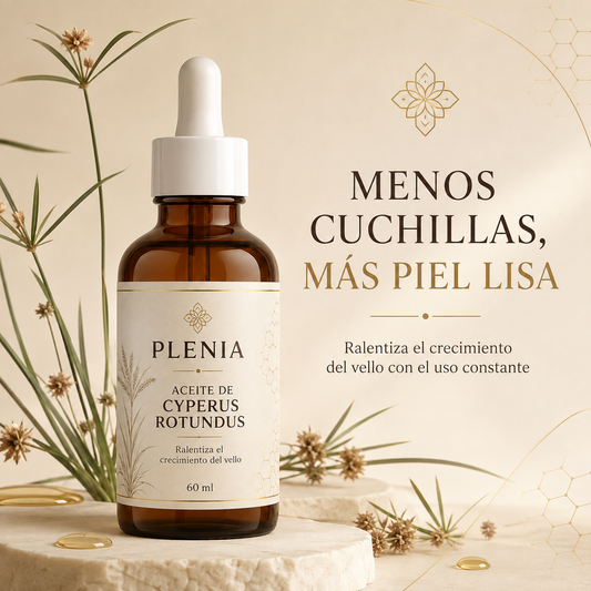 Plenia - Aceite de Cypernus para reducir el crecimiento del pelo