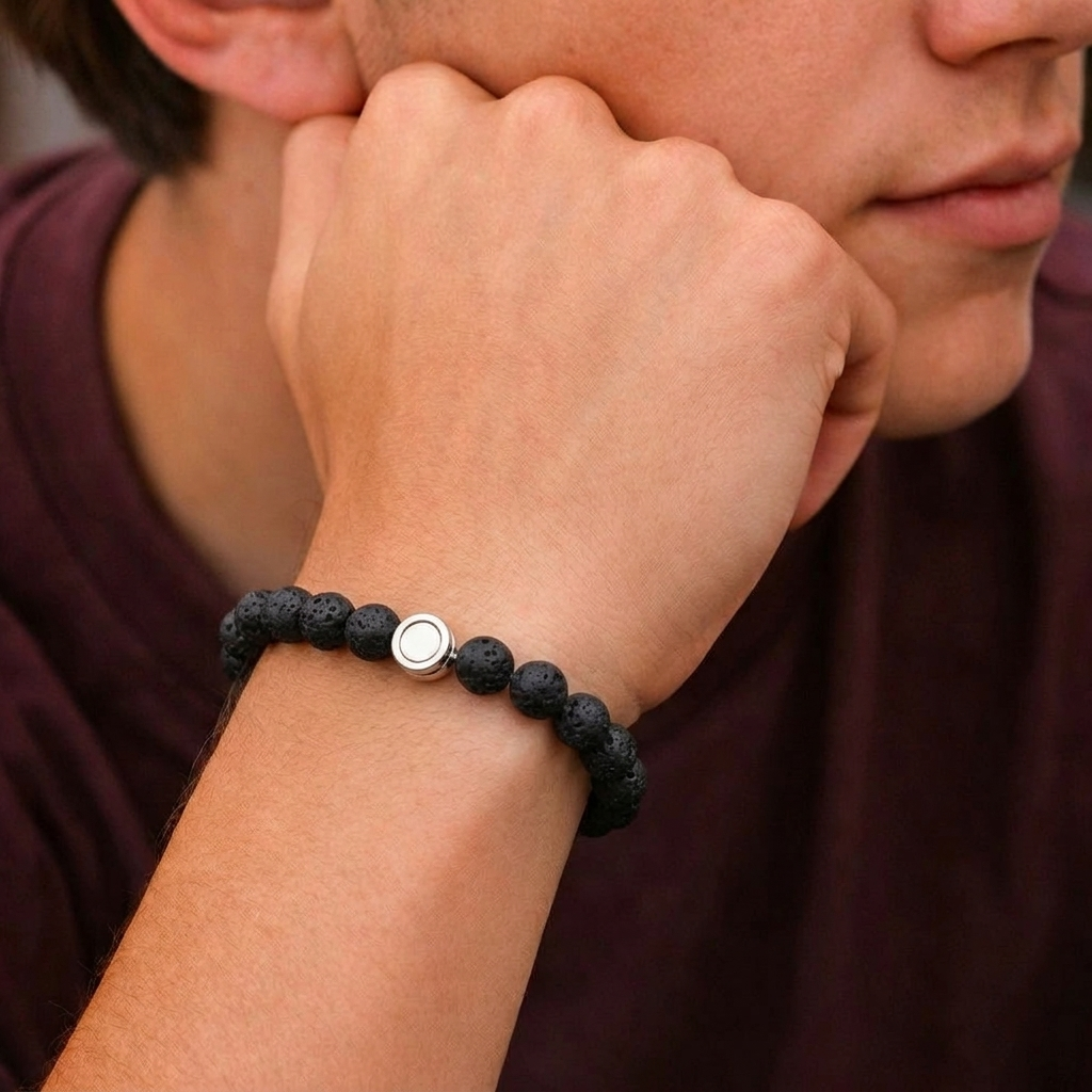 Pulsera de Hematita para Hijo