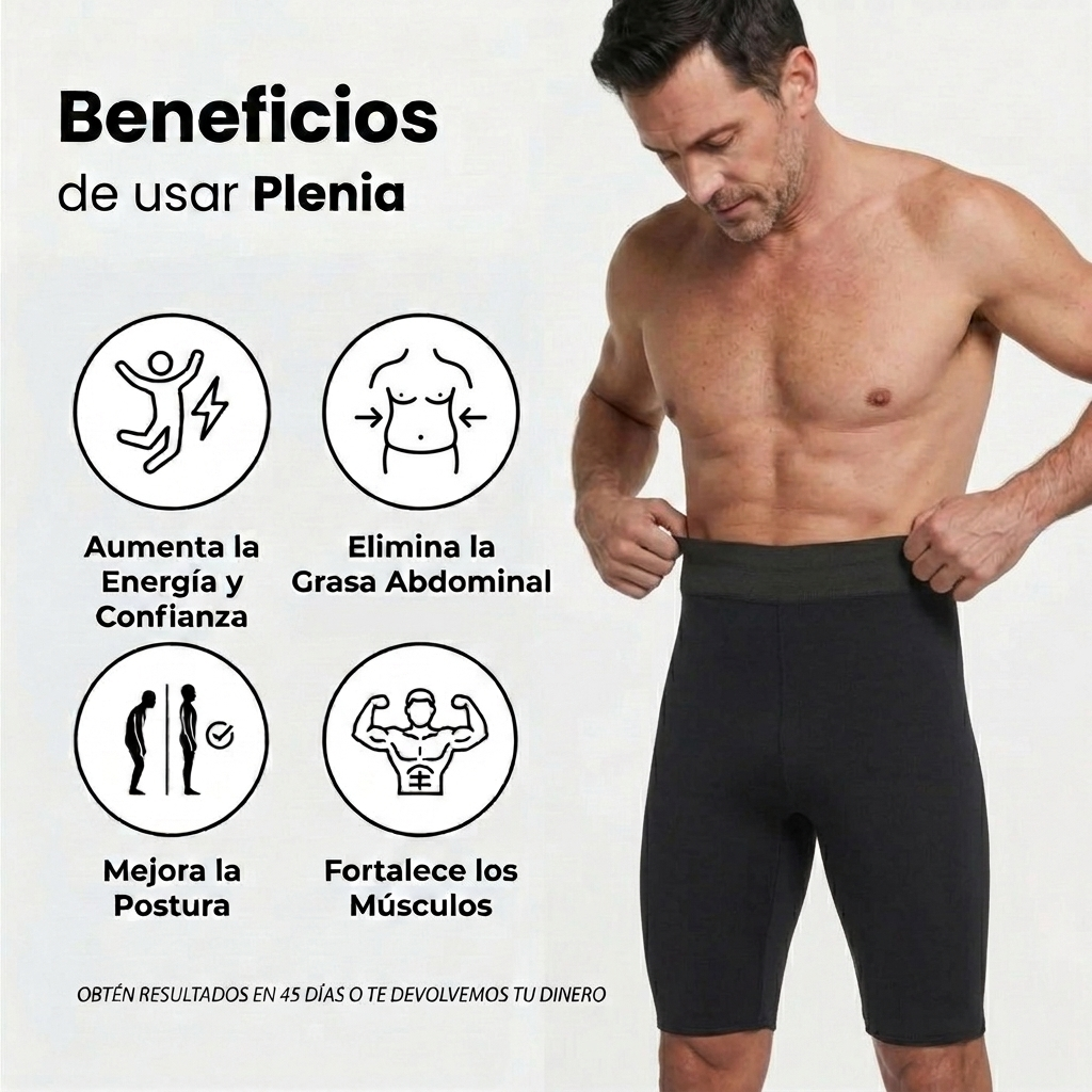 Pantalón Plenia | Pantalón de Compresión para Hombre con Efecto Sauna